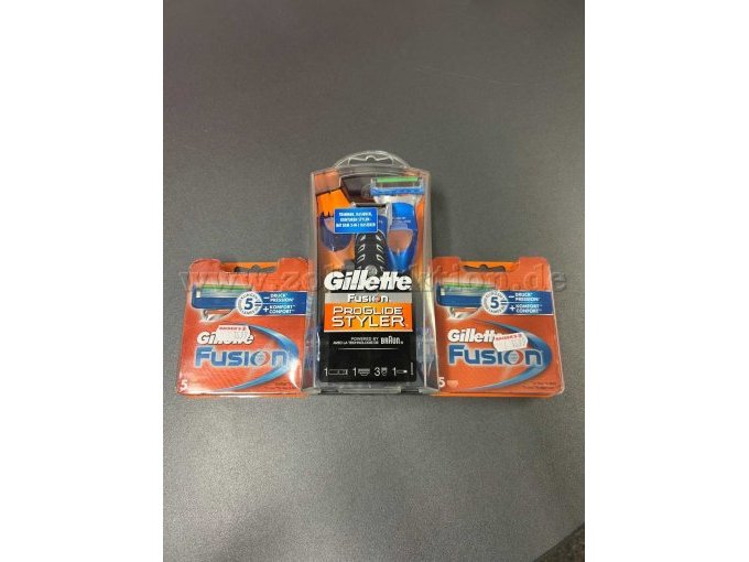 Gillette Fusion ProGlide Styler u. Klingen