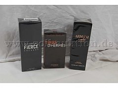 3 Parfum der Marken „Hermes“, „Giorgio Armani“ & „Abercrombie & Fitch“