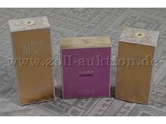 2 Parfum der „Mugler“ und 1 Parfum “Chanel”
