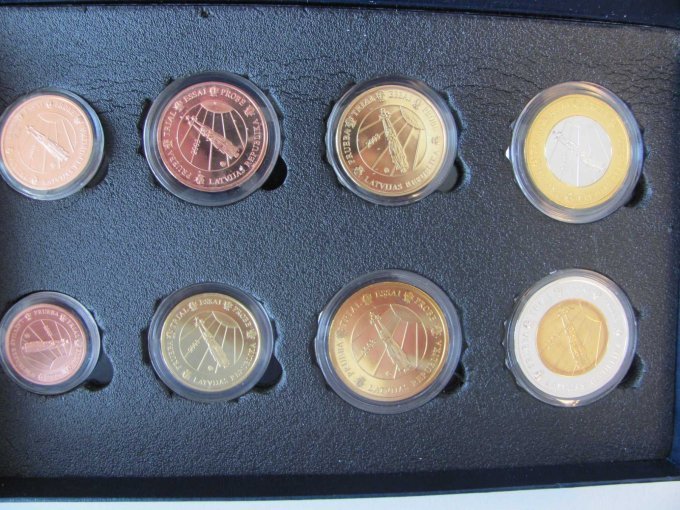 Euro Probe Münzen Rückseite