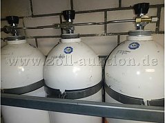 Pufferflaschen Nahansicht