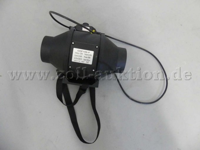 Ansicht 1 Rohrventilator 1 GDF100-P