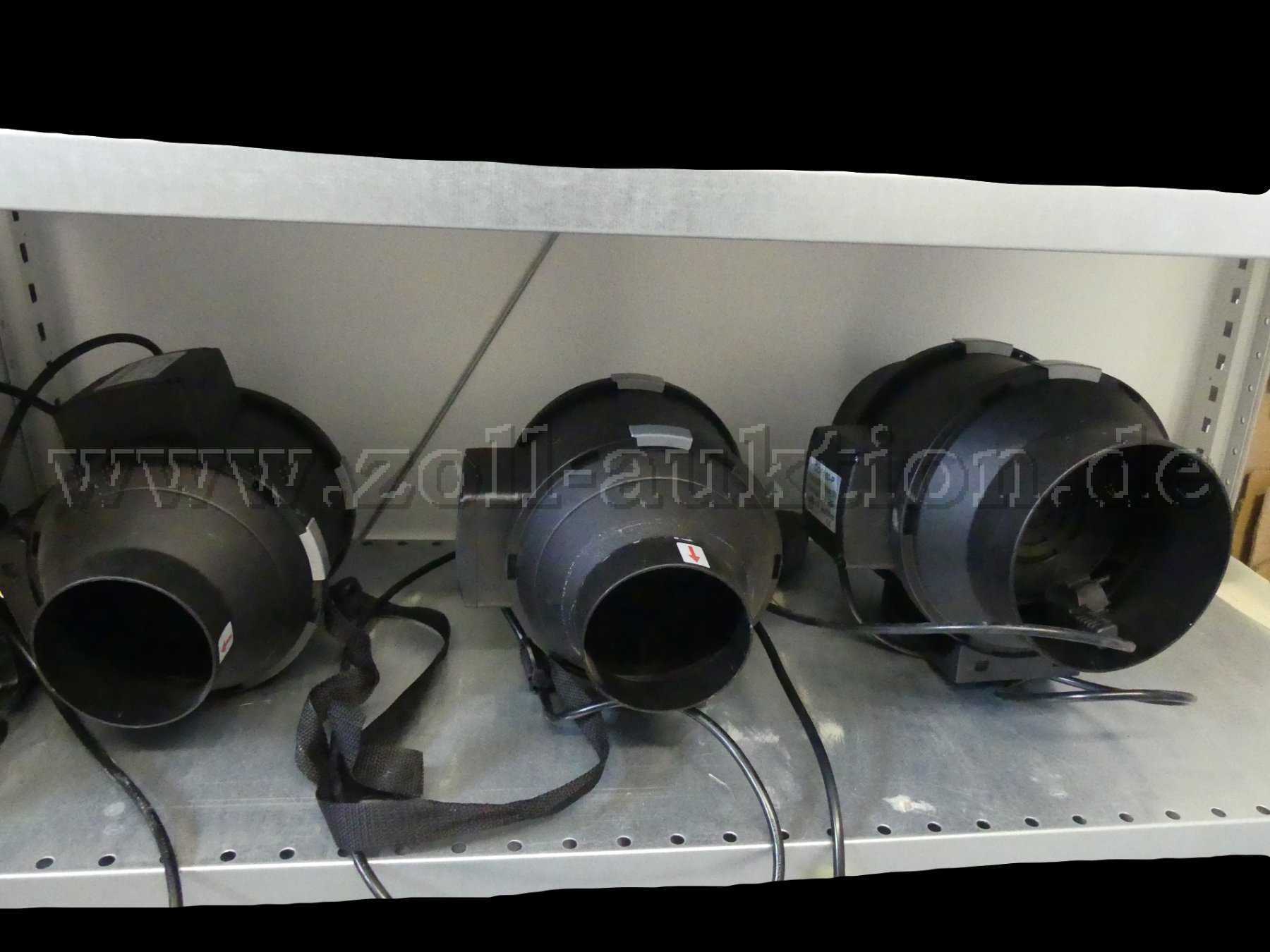 Gesamtansicht Rohrventilatoren