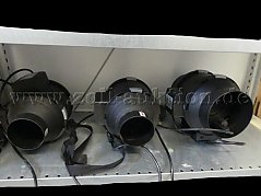 Gesamtansicht Rohrventilatoren