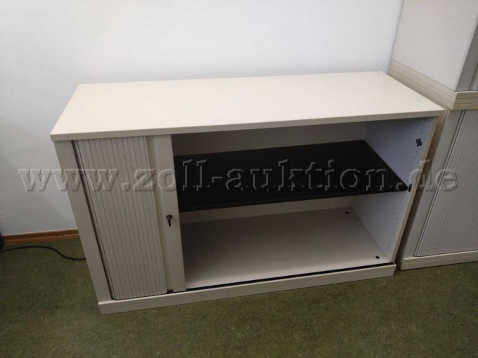 Rolltürenschrank 1 - offen, mit Fachboden