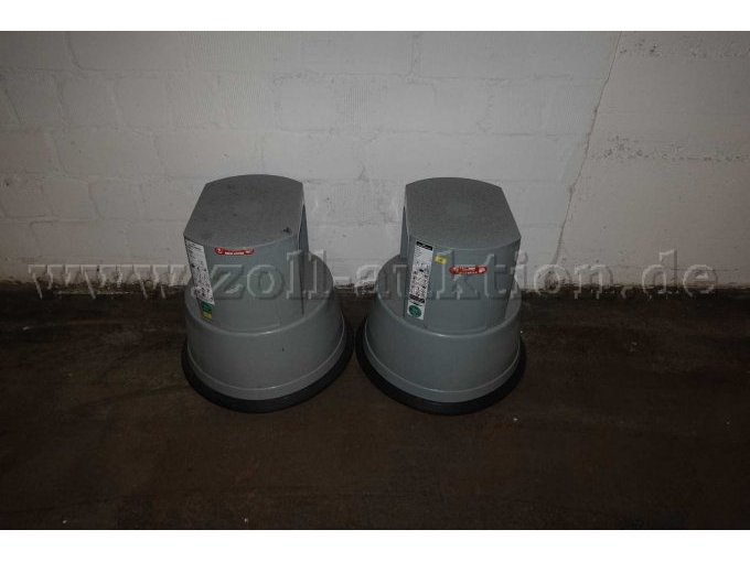 2 Tritthocker in grau 2 Tritthocker in grau