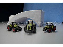 SIKU und Schuco 1:87 Traktoren Claas Modelle Gesamtansicht