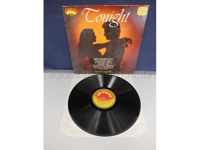 Detailansicht der LP Arcade "Tonight" ohne Hülle