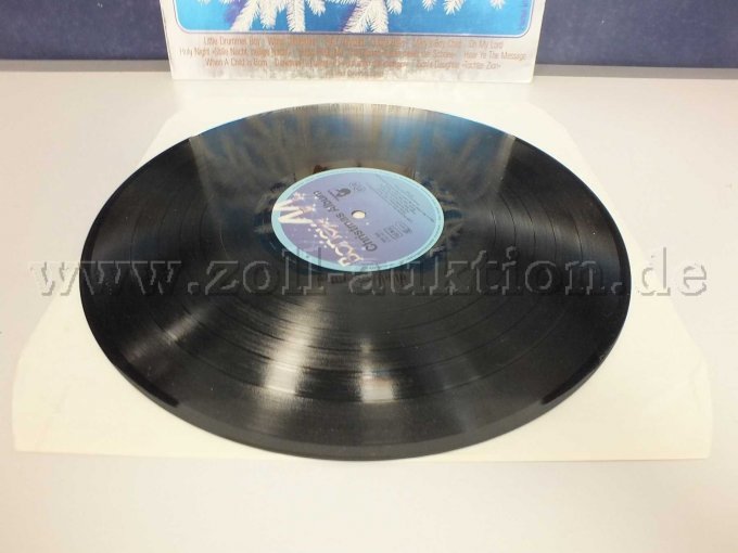Detailansicht der LP "Christmas Album" ohne Hülle