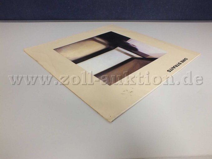 Seitliche Ansicht der LP liegend von rechts, mit Beschädigungen