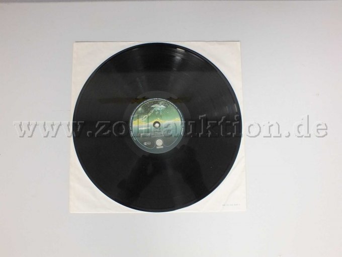 Detailansicht der LP "Dire Straits" ohne Hülle