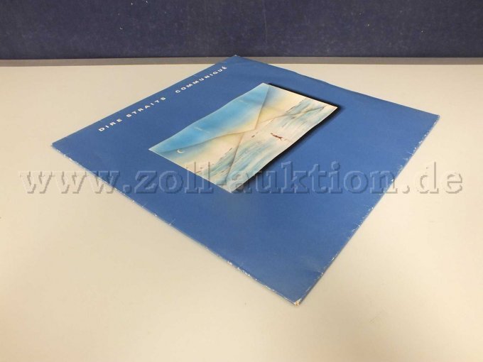 Seitliche Ansicht der LP liegend von links, mit Beschädigungen