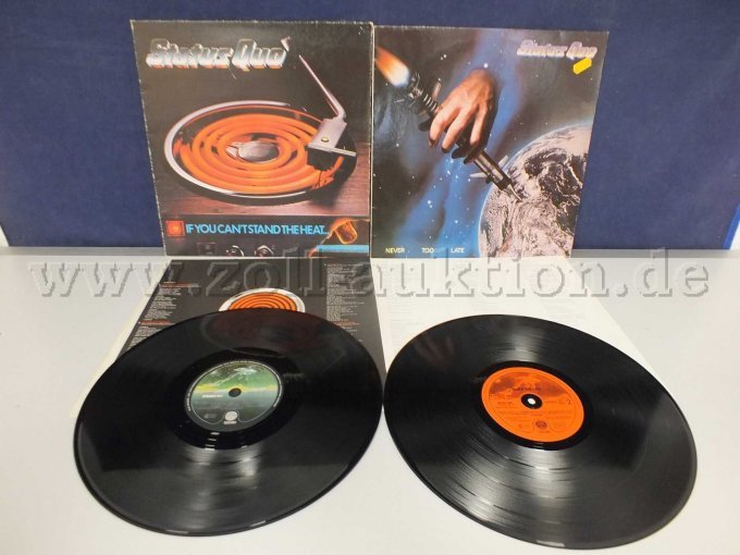 Detailansicht der LPs ohne Hülle