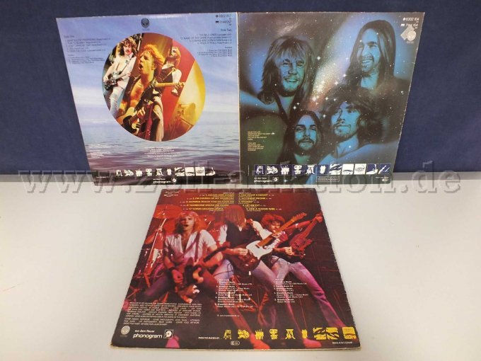 Rückseite der LPs mit Beschädigungen