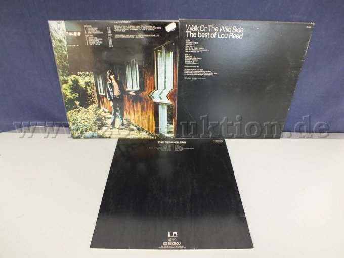 Rückseite der LPs mit Beschädigungen