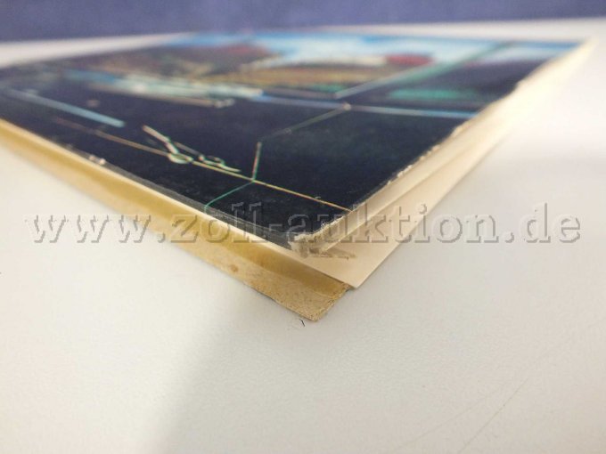 Detailaufnahme Beschädigung der LP "Al Stewart" am Cover