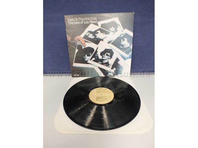 Detailansicht der LP "Lou Reed" ohne Hülle
