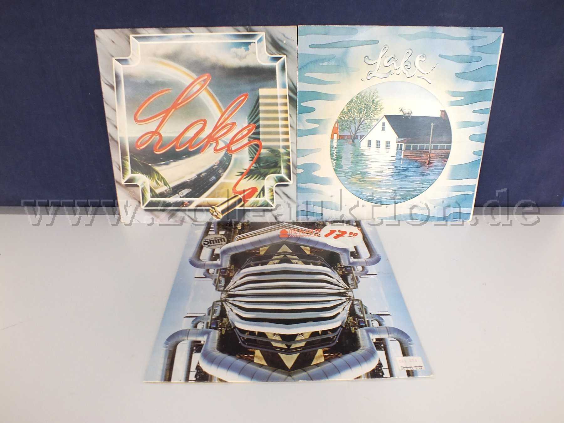 Gesamtansicht der Vorderseite der LPs mit Beschädigungen