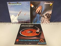 Gesamtansicht der LPs Status Quo, mit Beschädigungen