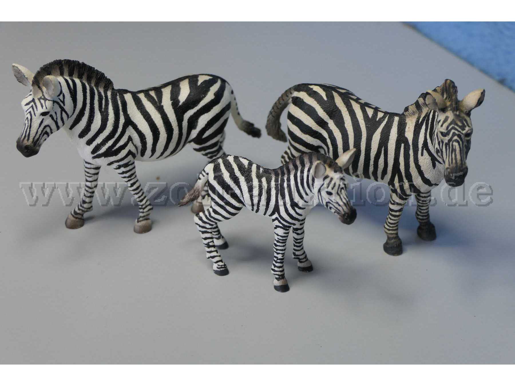 Schleich Zebrafamilie Gesamtansicht