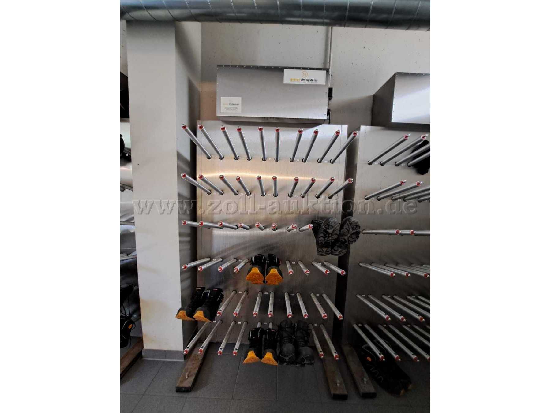Schuhtrockungsanlage für 30 Paare