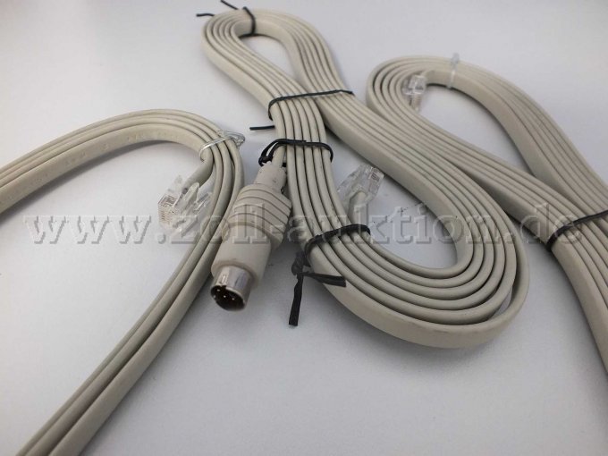 Detailansicht der Anschlüsse der Netzkabel