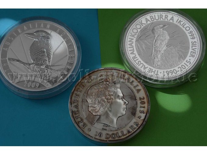 3 Münzen
999/- Silber