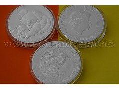 3 Silbermünzen
999/- Silber