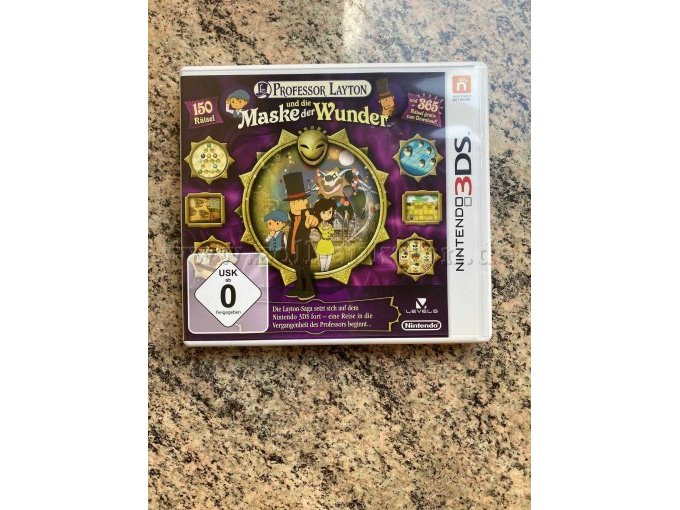 Vorderseite Prof Layton und die Maske der Wunder