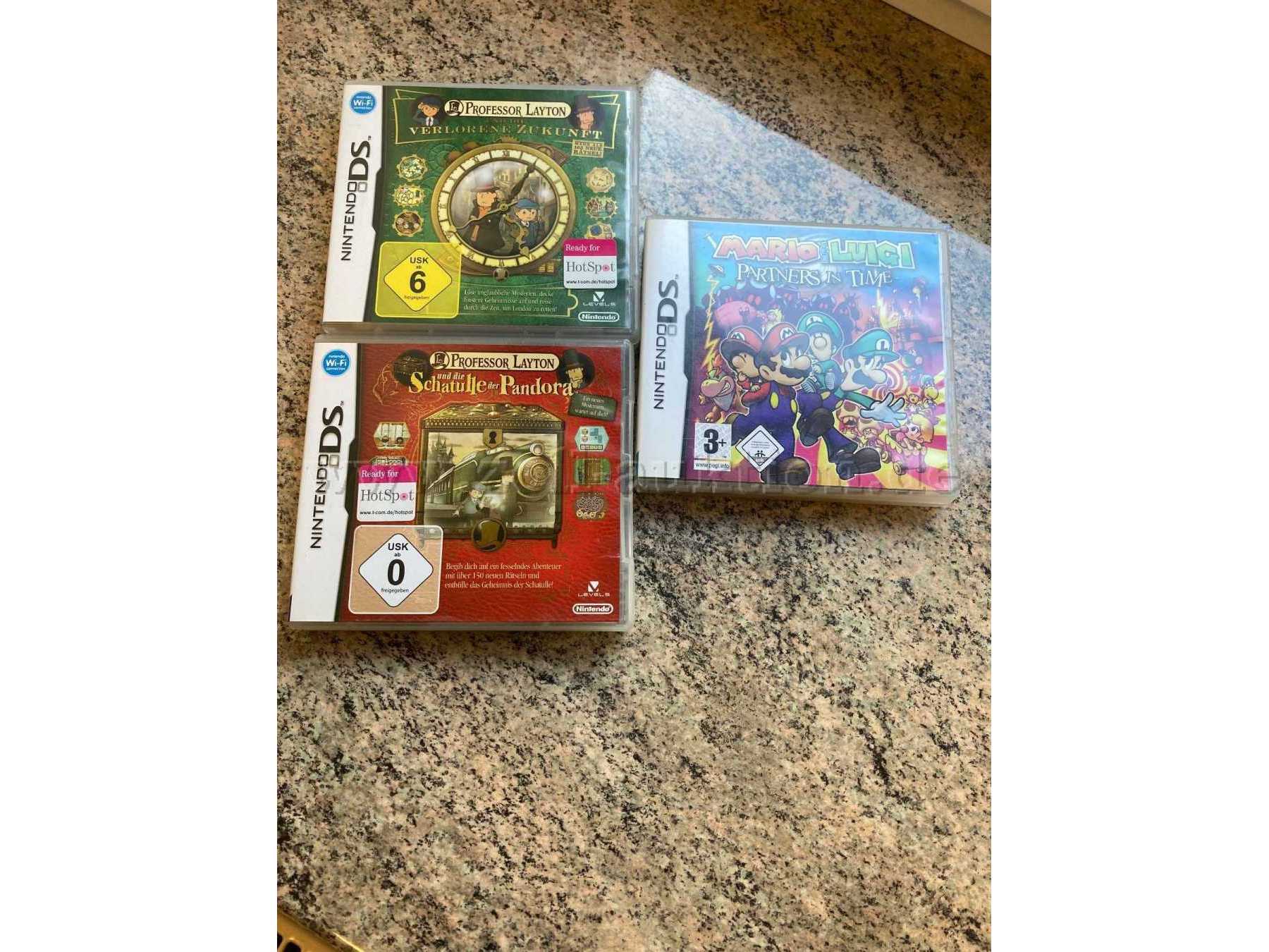 3 Spiele für Nintendo DS