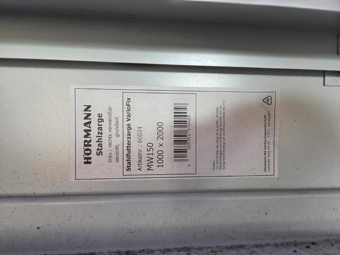 Maße Türzargen 2x vorhanden