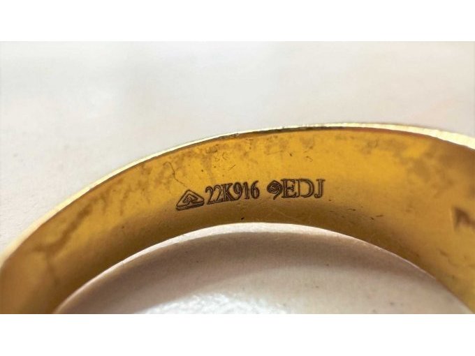 1.	Siegelring Stempel, 22K