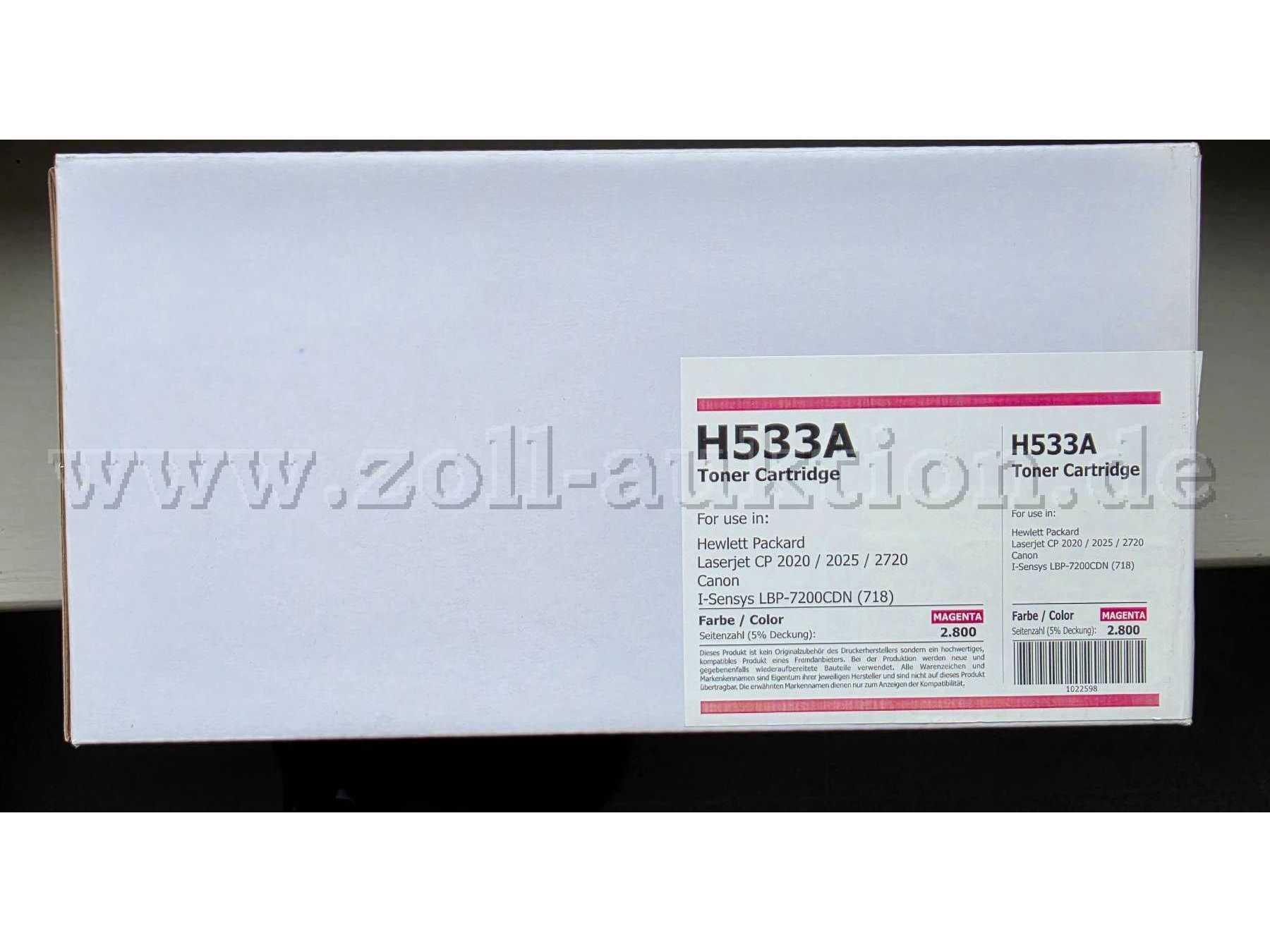 Toner HP magenta