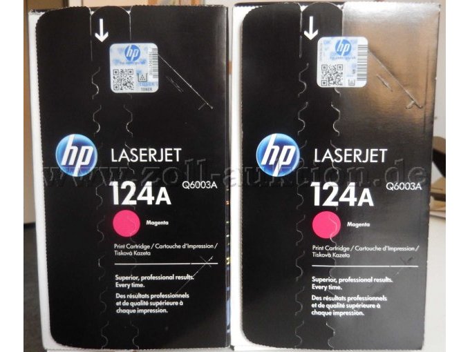 2 Toner Magenta mit Siegelmarke