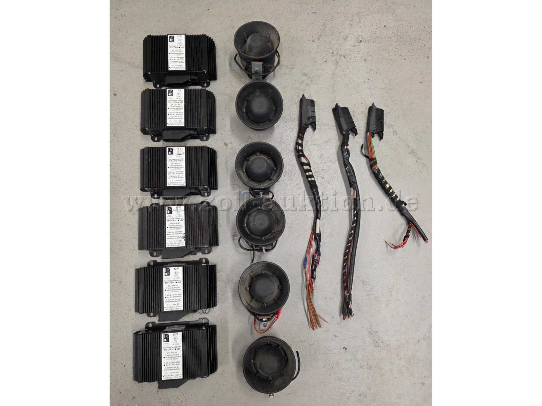 Gesamtansicht der 3 Hänsch Tonfolgeanlagen