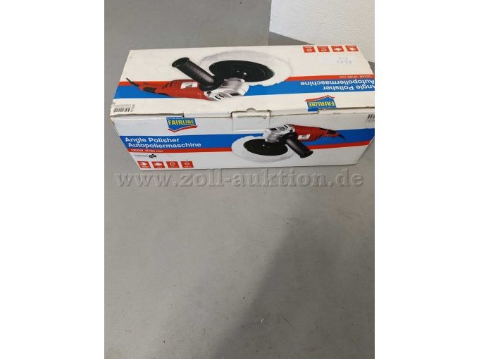 Ansicht Karton Poliermaschine