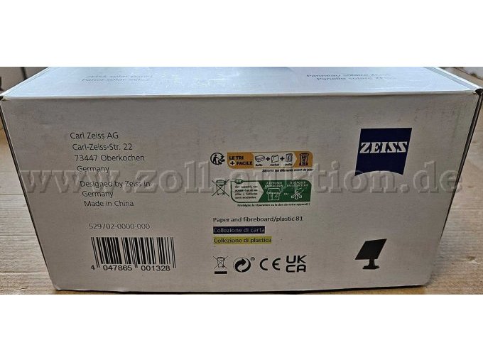 Originalverpackung seitlich