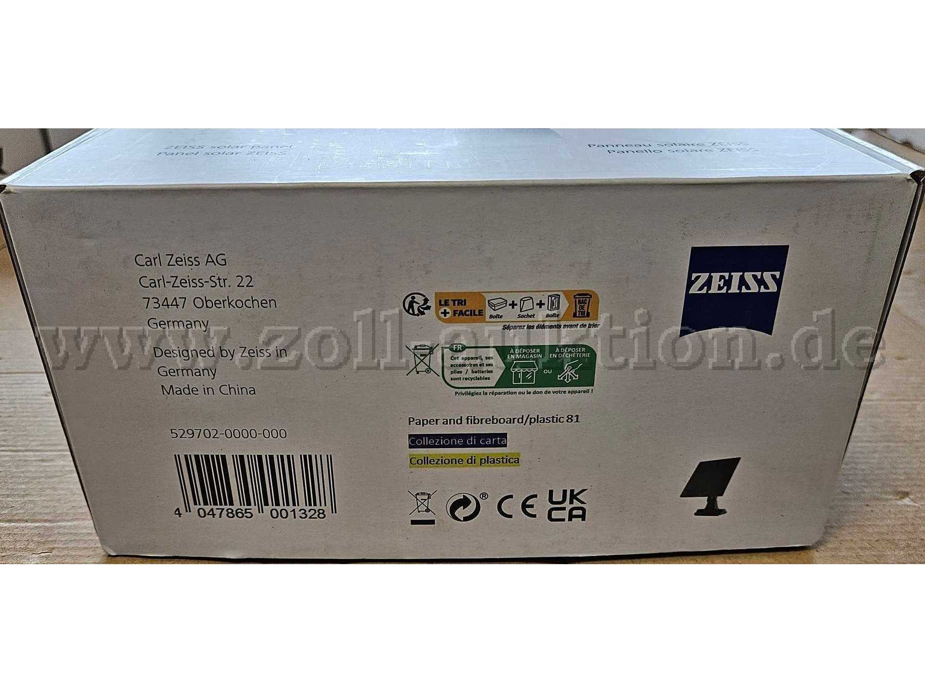 Originalverpackung seitlich