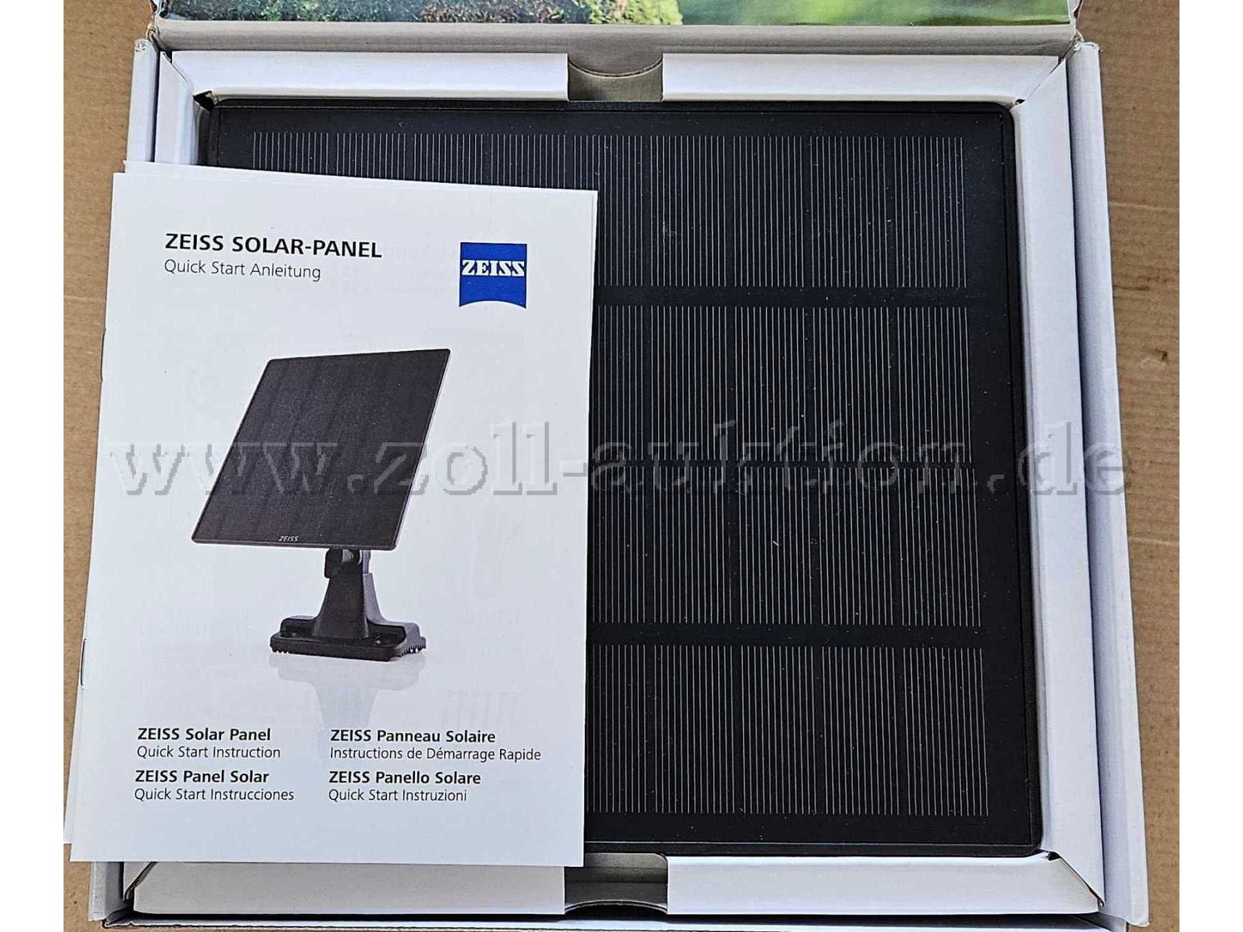 Solar-Panel mit Bedienungsanleitung