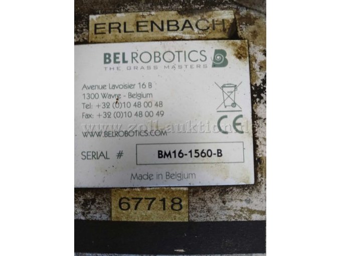 Typenschild Bel Robotics