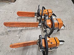 Drei Motorsägen