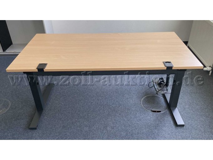 Schreibtisch höhenverstellbar_Einzelansicht Rueckansicht
