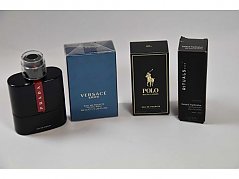 3 verschiedene Parfum und 1 Bartpflege Gel