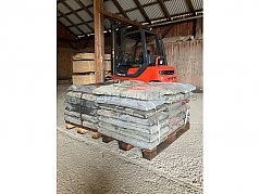 Platten von vorne, markierte Platten