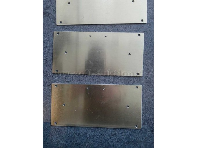 Nahansicht Aluminiumplatte