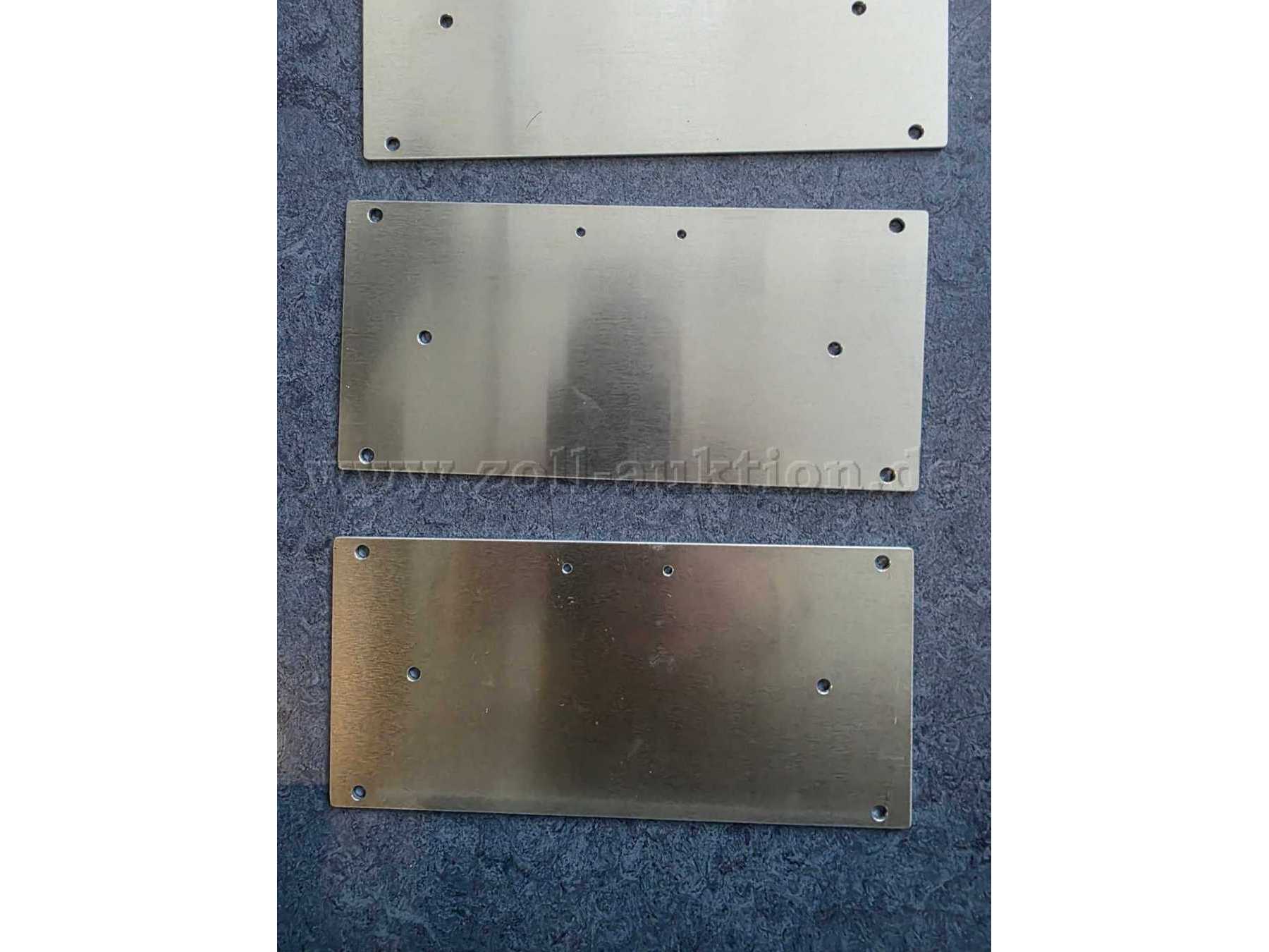 Nahansicht Aluminiumplatte