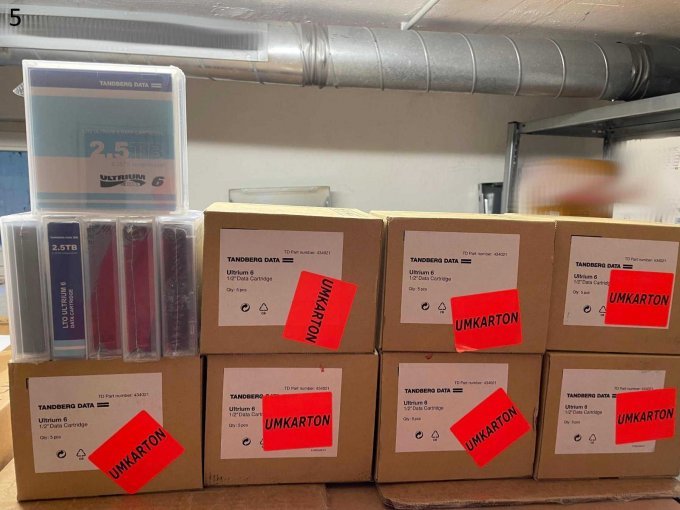 Magnetbänder Tandberg LTO 6