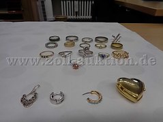Ringe + Ohrstecker u. Kettenanhänger