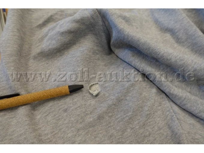 Fehler Hose grau Rückseite höhe Oberschenkel