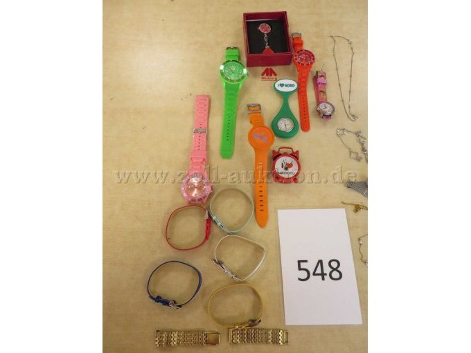 Armbanduhren und Armbänder